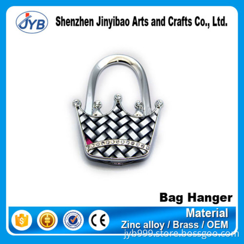 hot sale product custom mini hangbag shape hook table top bag hanger